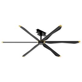 Navigator Ceiling Fan - Black/Yellow - 3.6 Meters