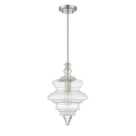 10.50"W Craftmade - Pendant - 1 Light Mini Pendant - P600CH1 - Chrome