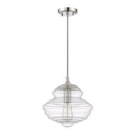 10.50"W Craftmade - Pendant - 1 Light Mini Pendant - P610CH1 - Chrome