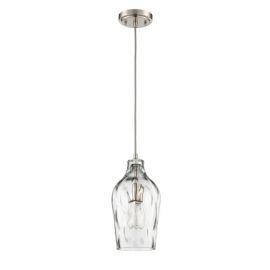 6.63"W Craftmade - Pendant - 1 Light Mini Pendant - P725BNK1 - Brushed Polished Nickel