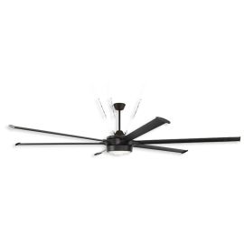 102" Craftmade Prost Ceiling Fan With LED Module - PRT102FB6 - Flat Black