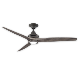 Fanimation Spitfire Ceiling Fan - Matte Greige w/ LED Light