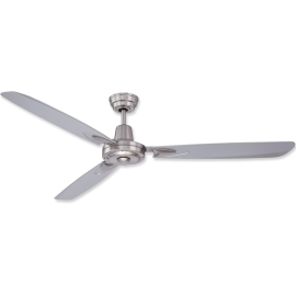 58" Craftmade Velocity Brushed Polished Nickel Finish with Brushed Nickel Blades