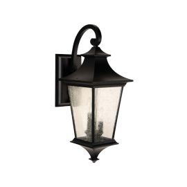 10"W Craftmade Outdoor Argent 3 Light Large Wall Mount - Z1374-MN - Midnight