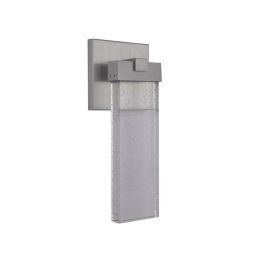 5.50"W Craftmade Outdoor Aria Small LED Wall Mount - Z1604-SA-LED - Satin Aluminum