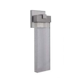 5.50"W Craftmade Outdoor Aria Med LED Wall Mount - Z1614-SA-LED - Satin Aluminum