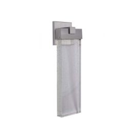 6.50"W Craftmade Outdoor Aria Large LED Wall Mount - Z1624-SA-LED - Satin Aluminum