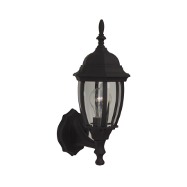 6.50"W Craftmade Outdoor Bent Glass Cast 1 Light Small Wall Mount - Z260-TB - Textured Matte Black