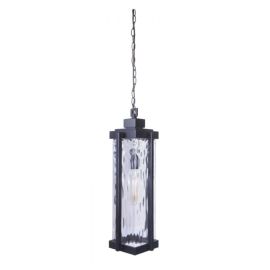 8.11"W Craftmade Pyrmont 1 Light Outdoor Pendant Z2621-OBG- Oiled Bronze Gilded