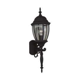 9.50"W Craftmade Outdoor Bent Glass Cast 1 Light Medium Wall Mount - Z280-TB - Textured Matte Black