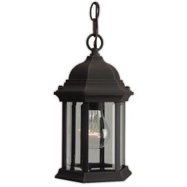 6.50"W Craftmade - Hex Style Cast - 1 Light Pendant - Z291-RT - Rust - Clear Beveled