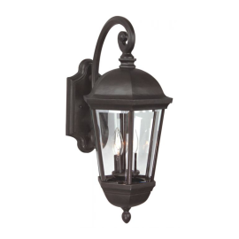 10"W Craftmade Outdoor Britannia 3 Light Medium Wall Mount - Z3014-OBO - Oiled Bronze