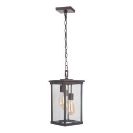 8"W Craftmade - Riviera - 3 Light Large Pendant - Z9721-OBO - Oiled Bronze (Outdoor) - Clear Beveled