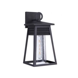 7.75"W Craftmade Outdoor Becca Medium 1 Light Lantern- ZA2714-TB - Textured Matte Black