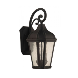 6.75"W Craftmade Outdoor Briarwick Medium 2 Light Outdoor Lantern - ZA3014-TB - Textured Matte Black
