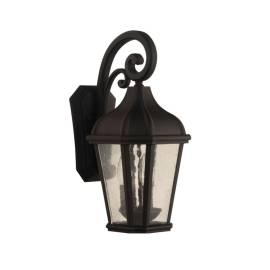 8.50"W Craftmade Outdoor Briarwick Medium Large 3 Light Outdoor Lantern - ZA3024-TB - Textured Matte Black