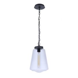 9.30"W Craftmade Laclede 1 Light Outdoor Pendant ZA3821-MN - Midnight
