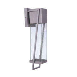  5"W Craftmade Outdoor Bryce LED Outdoor Lantern - ZA4424-BT-LED - Brushed Titanium