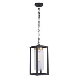7.88'' W Craftmade Outdoor Neo Outdoor 1 Light Pendant - ZA4821-MNSB- Midnight Satin Brass