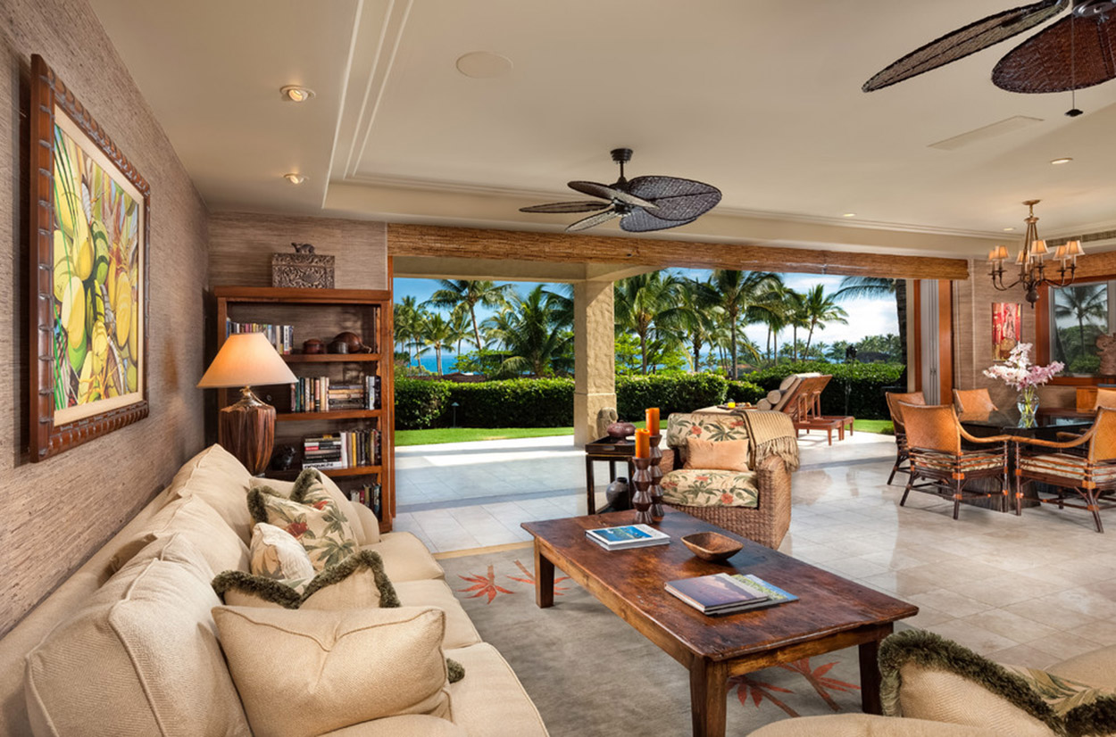 Tropical Room Décor Made Complete with the Perfect Ceiling Fan