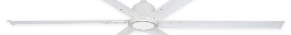 TroposAir 84" Titan II Pure White Ceiling Fan